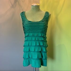 •Max Studio• Ruffle Tank